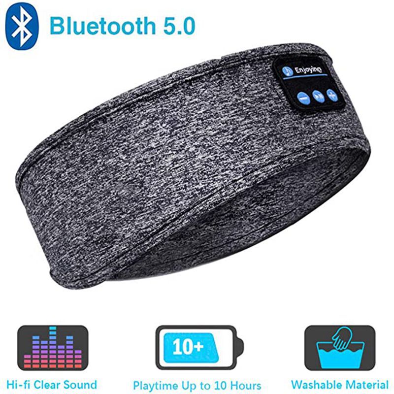 Sleeping soft eye mask wth built-in Bleutooth headphones