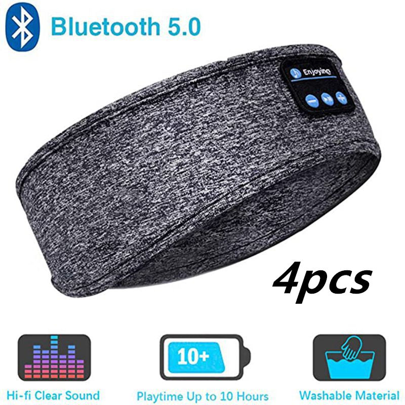 Sleeping soft eye mask wth built-in Bleutooth headphones