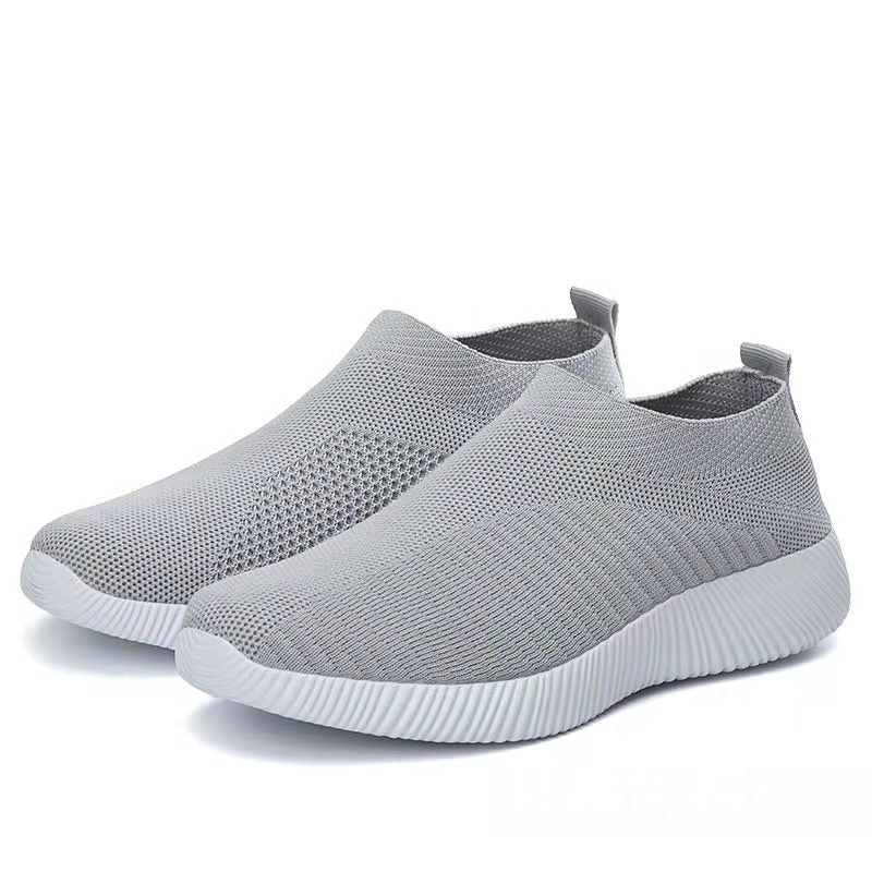 Knit Men's Black Casual Sneakers