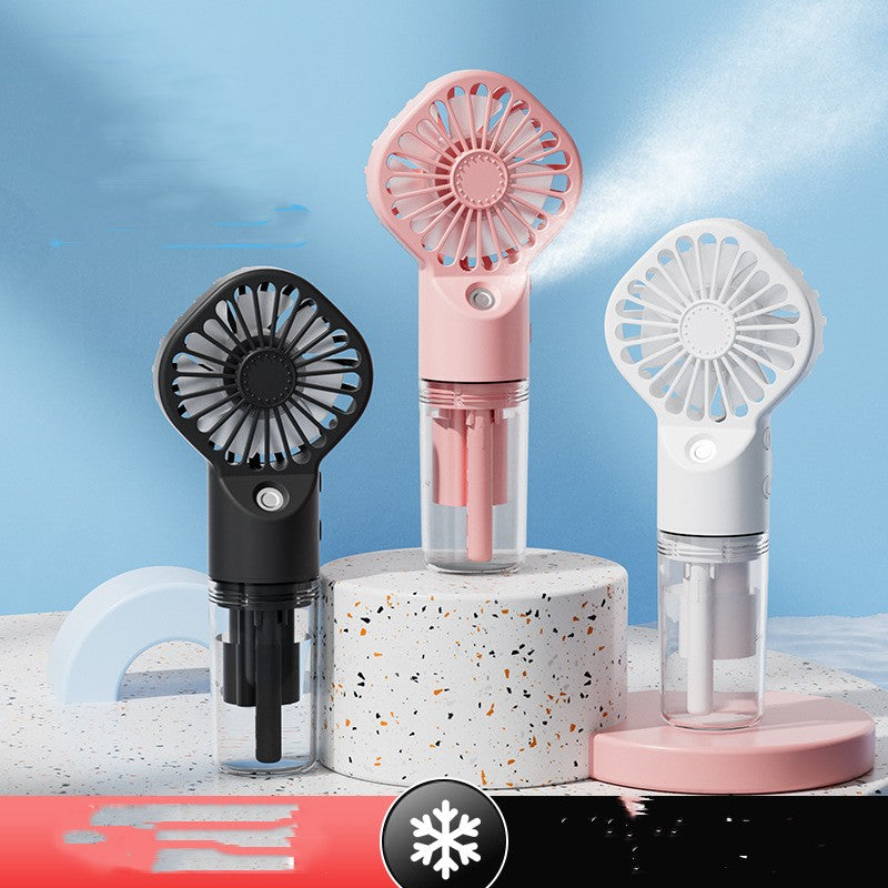 Strong Rechargeable Mini Fan Humidifier