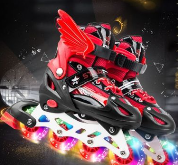 Kid Adjustable Quad Roller Skates