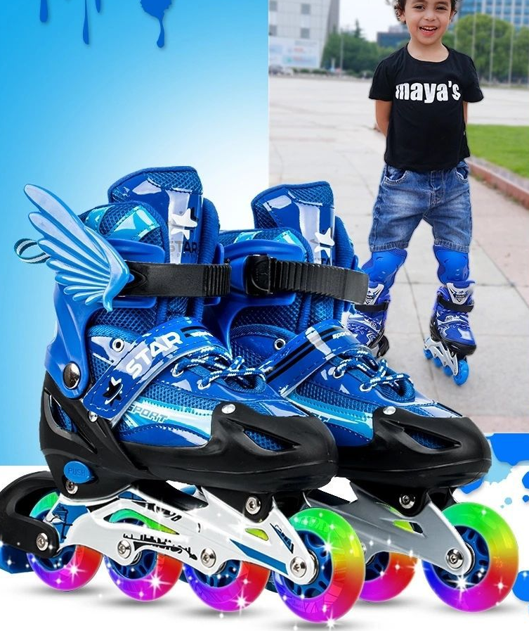 Kid Adjustable Quad Roller Skates