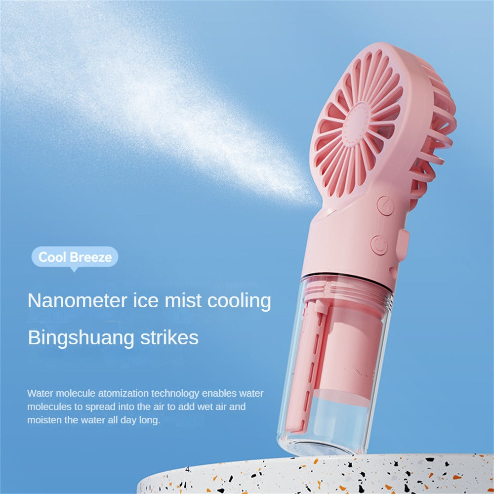 Strong Rechargeable Mini Fan Humidifier