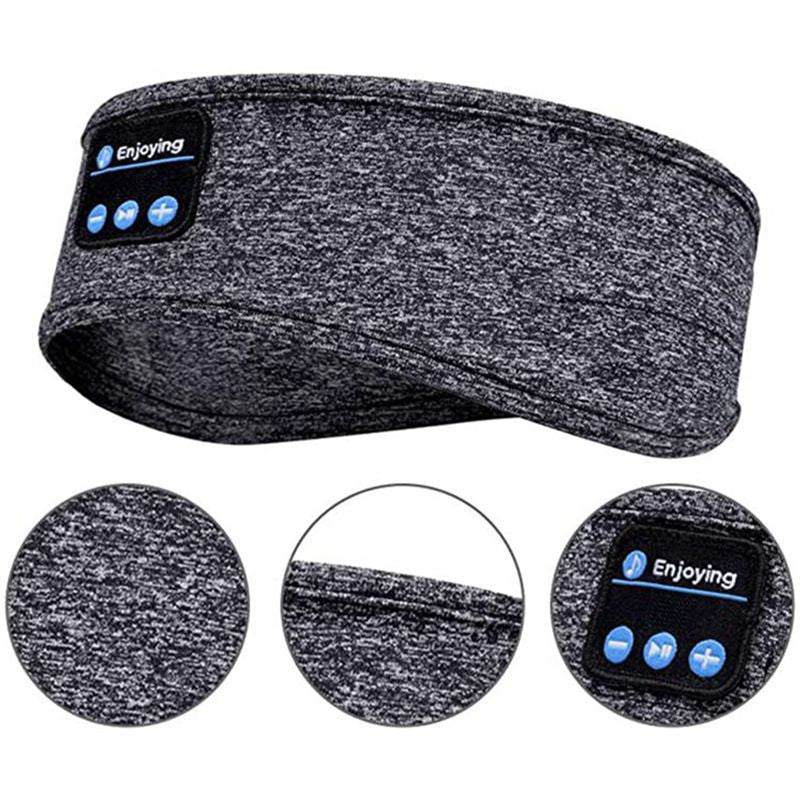 Sleeping soft eye mask wth built-in Bleutooth headphones