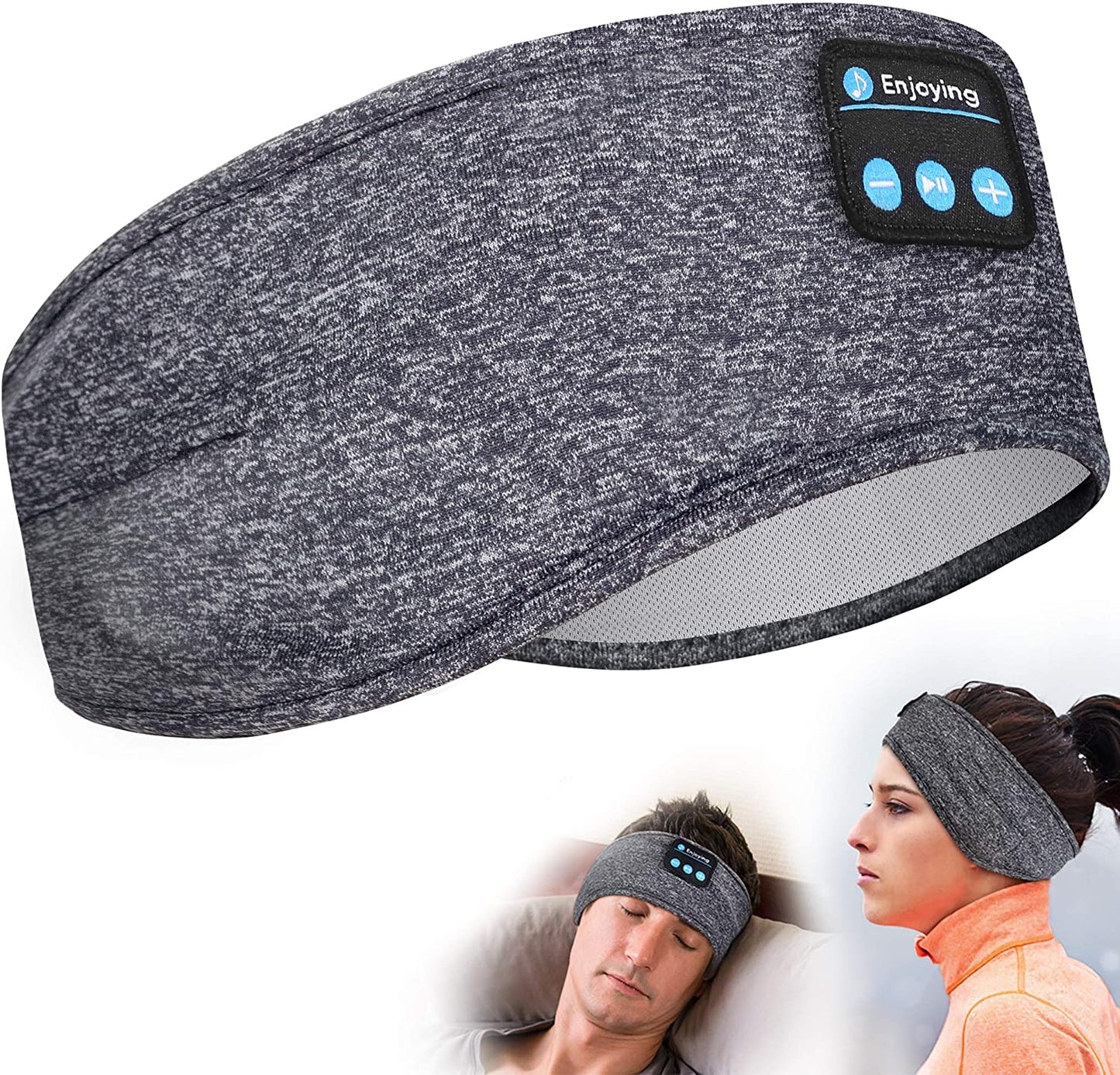 Sleeping soft eye mask wth built-in Bleutooth headphones