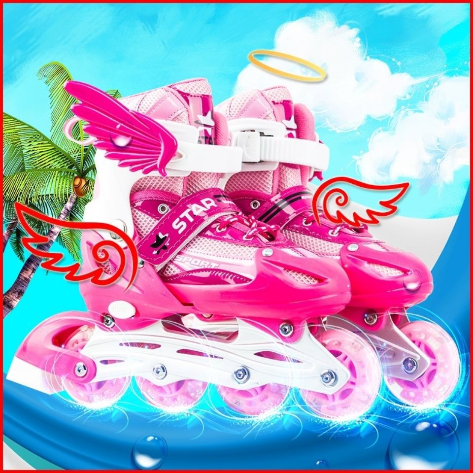 Kid Adjustable Quad Roller Skates