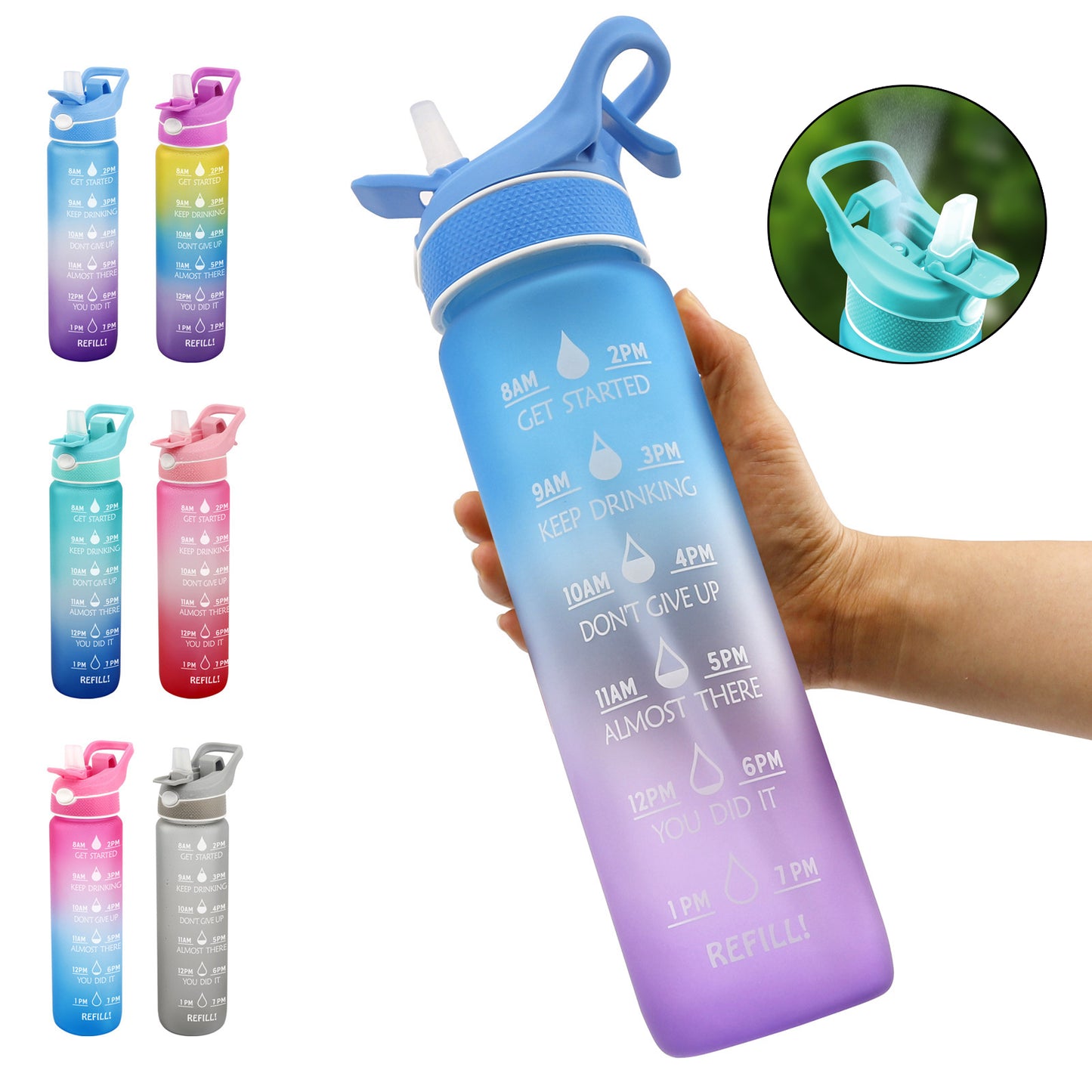 Plastic Sports Water Bottle